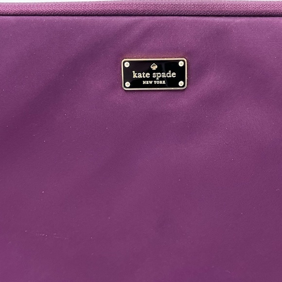 Kate Spade authenticated Purple Protective Laptop Zip Closure Sleeve 13” - Picture 2 of 14